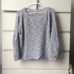 Madewell Chunky Knit Grey Sweater